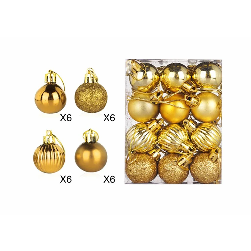 ~24PCS Christmas Balls ~3cm Electroplated Glossy ~Shaped Balls Xmas Tree~ Baubles Pendant Party ~Wedding Ornament Decoration Set
~24PCS Christmas Balls ~3cm Electroplated Glossy ~Shaped Balls Xmas Tree~ Baubles Pendant Party ~Wedding Ornament Decoration Set