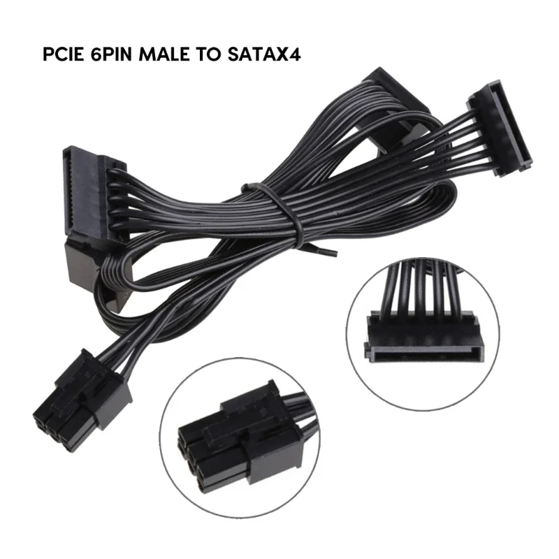 Кабель модуля питания от 6PIN до 4x для модульного источника питания RM850x RM1000x RM550x RM650x RM750x
Кабель модуля питания от 6PIN до 4x для модульного источника питания RM850x RM1000x RM550x RM650x RM750x