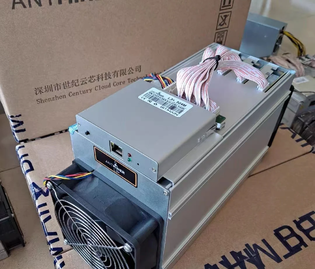 Used Asic Antminer L3 504M L3++ 580M With APW7 650w Power Supply Asik Crypto Litecoin Mining Machine Miner
Used Asic Antminer L3 504M L3++ 580M With APW7 650w Power Supply Asik Crypto Litecoin Mining Machine Miner