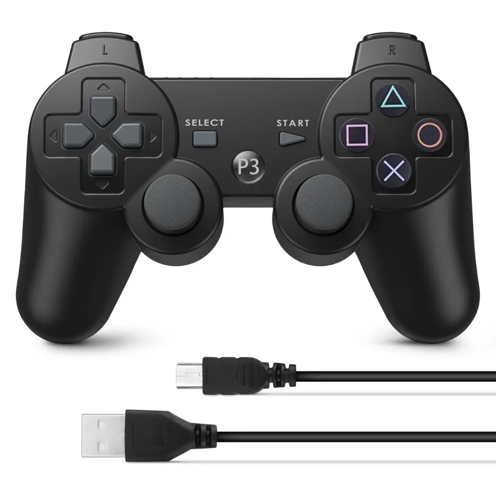 

PS 3 Controller Bluetooth Wireless Remote Gamepad Classic PC Gaming Control Joystick Retro Video Game Console Accessories Joypad