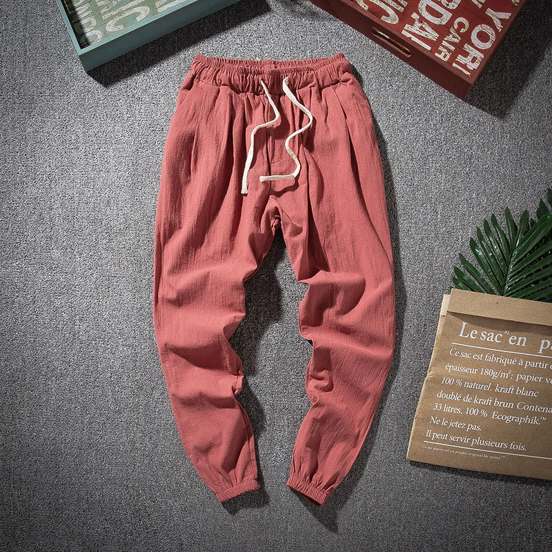 New Men's Jogging Pants Streetwear Loose Casual Cotton Linen Trouser Man 2022 Harem Pants Harajuku Oversized Men Sweatpants 5XL
New Men's Jogging Pants Streetwear Loose Casual Cotton Linen Trouser Man 2022 Harem Pants Harajuku Oversized Men Sweatpants 5XL