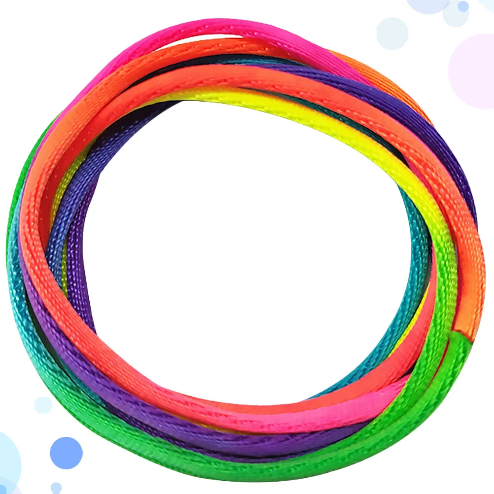 6pcs Finger Turn Over Strings Multifunctional Rainbow Braid Rope Finger Game Toy Educational Supplies for Children Kids (Length
6pcs Finger Turn Over Strings Multifunctional Rainbow Braid Rope Finger Game Toy Educational Supplies for Children Kids (Length