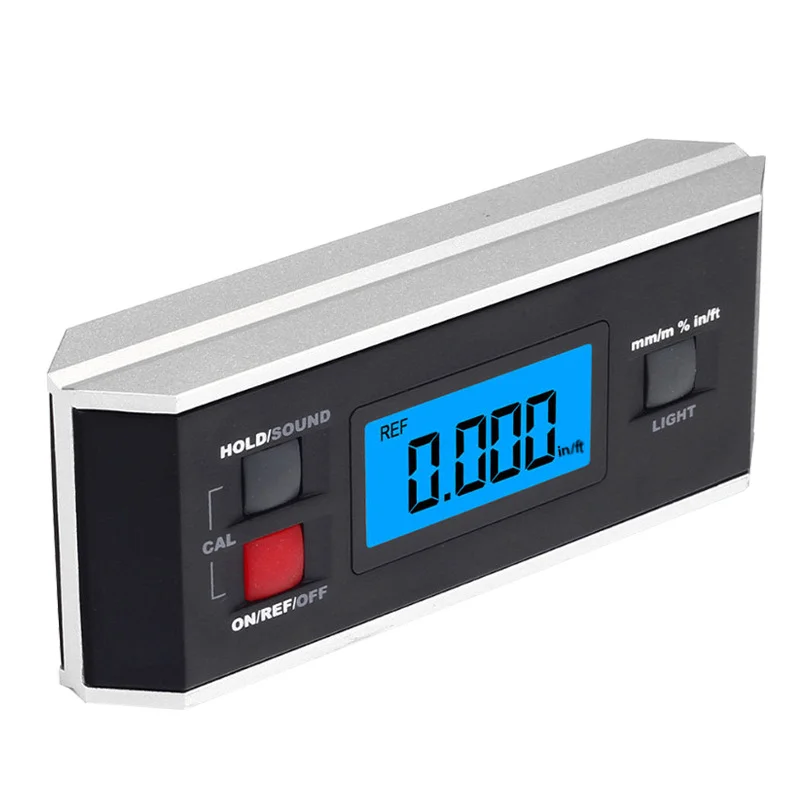 Digital Protractor with Backlight Alarm Magnetic V-Groove Gauge Level Inclinometer Slope Meter Angle Finder HT1196
Digital Protractor with Backlight Alarm Magnetic V-Groove Gauge Level Inclinometer Slope Meter Angle Finder HT1196