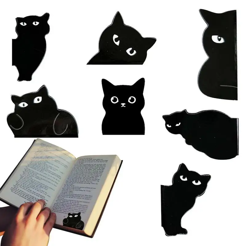 

Magnet Bookmark Clips Cat Book Page Markers Clip 7 Pcs Cute Magnetic Book Page Marks Clip Set For Teachers Students Book Lovers