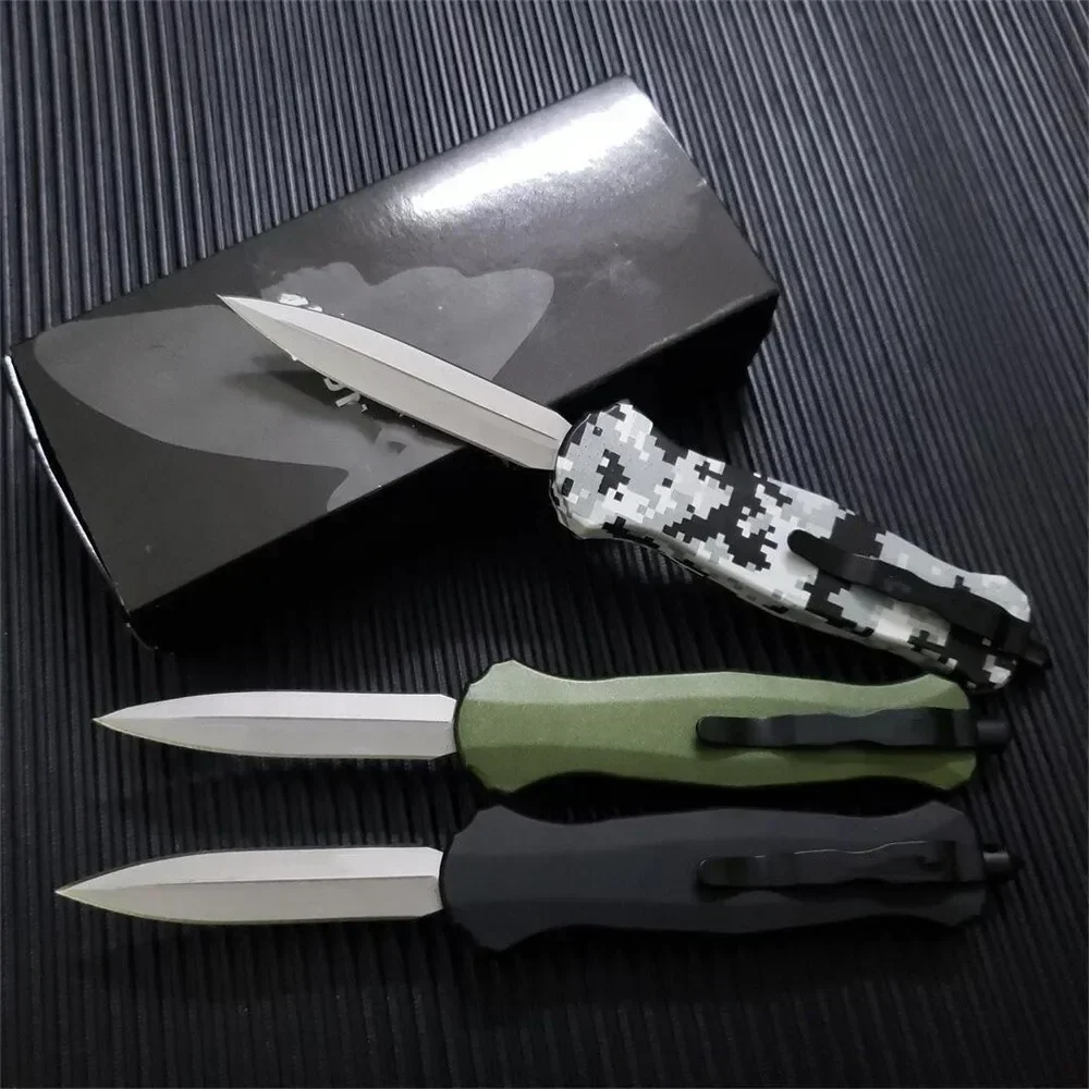 

BM 3300 Outdoor Survival AU.TO Self Defense Knife 440C Blade Zinc Alloy Handle Pocket Knife Hunting Camping Combat Tactical Tool