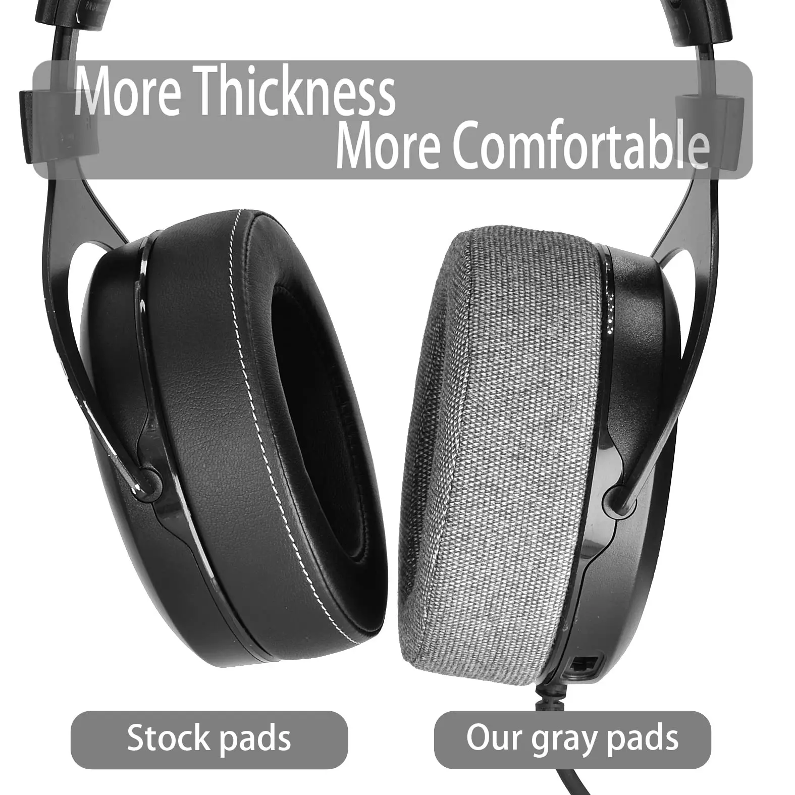 Replacement Ear Pad Cushions for Corsair HS50/PRO HS60/PRO HS70/PRO HS75 XB Gaming Headphones Memory Foam and Protein Leather Replacement Ear Pad Cushions for Corsair HS50/PRO HS60/PRO HS70/PRO HS75 XB Gaming Headphones Memory Foam and Protein Leather