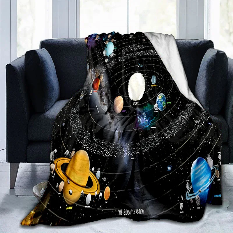 Solar System Soft Plush Sofa Bed Throwing Cartoon Picnic Blankets Modern Flannel Blanket Cover Gedruckt Bettdecke Geschenk Gift
Solar System Soft Plush Sofa Bed Throwing Cartoon Picnic Blankets Modern Flannel Blanket Cover Gedruckt Bettdecke Geschenk Gift