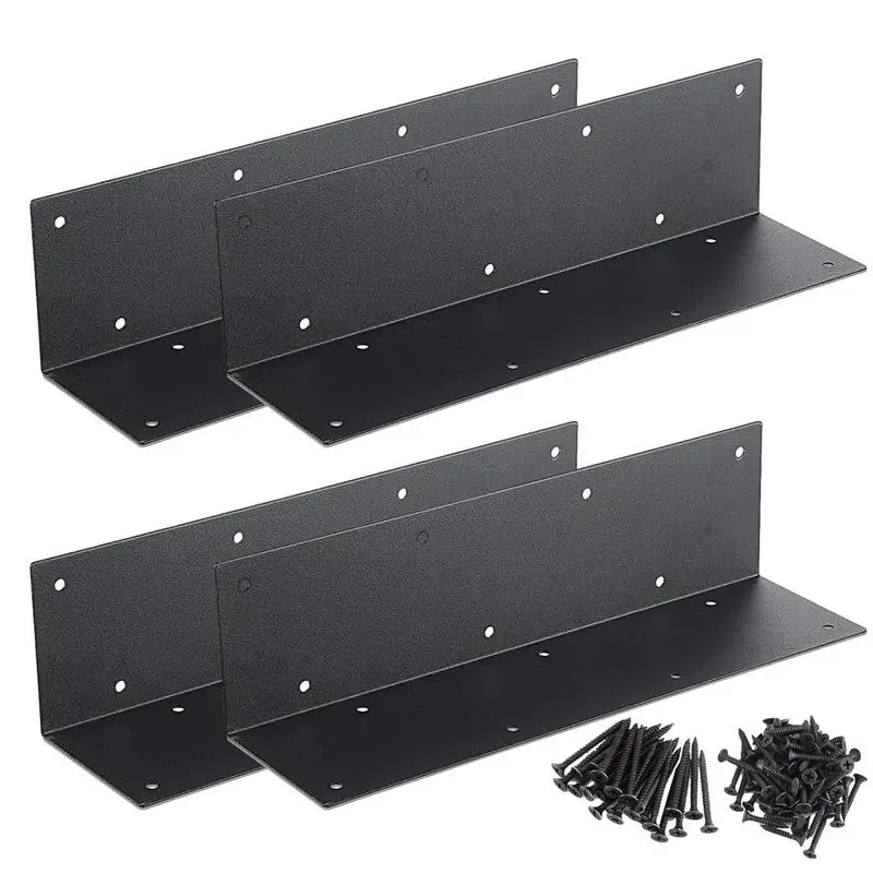 

Raised Garden Bed Metal Brackets 4PCS Raised Planter Brackets Rust Resistant Corner Braces Right Angle Bracket Corner Guards