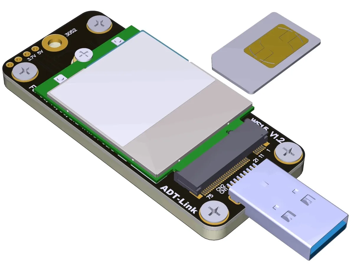 ADT-LINK NGFF M.2 ключ B к USB 3,0, плата адаптера для 3G/4G/Φ LTE 2230 3042 3052 WWAN, большая Volatge карта Riser с двумя SIM-картами
ADT-LINK NGFF M.2 ключ B к USB 3,0, плата адаптера для 3G/4G/Φ LTE 2230 3042 3052 WWAN, большая Volatge карта Riser с двумя SIM-картами