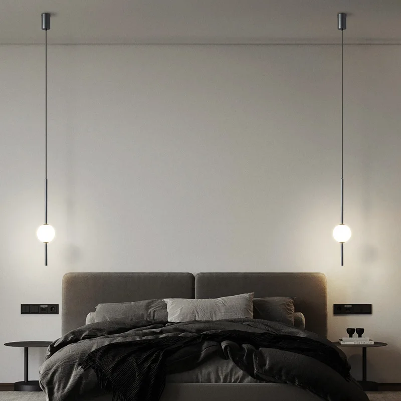 Modern Simple Glass Ball Pendant Lights Dining Room Decor Hanging Lamp Nordic Restaurant Bar Suspension Chandeliers LED Lighting
Modern Simple Glass Ball Pendant Lights Dining Room Decor Hanging Lamp Nordic Restaurant Bar Suspension Chandeliers LED Lighting