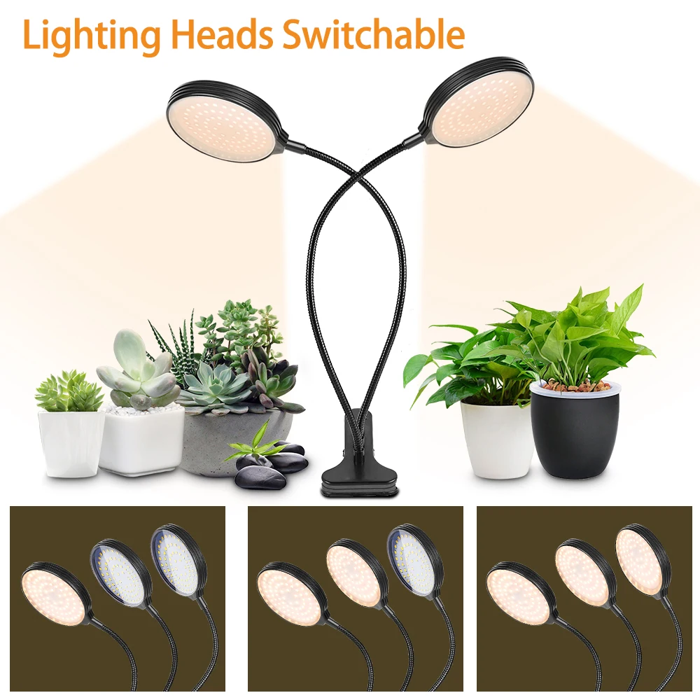 USB Plant Grow Light 78 LEDs Sunlight Full Spectrum Adjustable Desktop Clamp Growing Lamp for Indoor Plants 5 Dimmable Levels
USB Plant Grow Light 78 LEDs Sunlight Full Spectrum Adjustable Desktop Clamp Growing Lamp for Indoor Plants 5 Dimmable Levels
