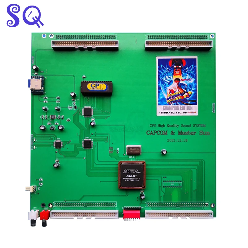 Плата звукового CD Райзера Street Fighter 2 предназначена только для использования с оригинальной базовой пластиной 
Плата звукового CD Райзера Street Fighter 2 предназначена только для использования с оригинальной базовой пластиной