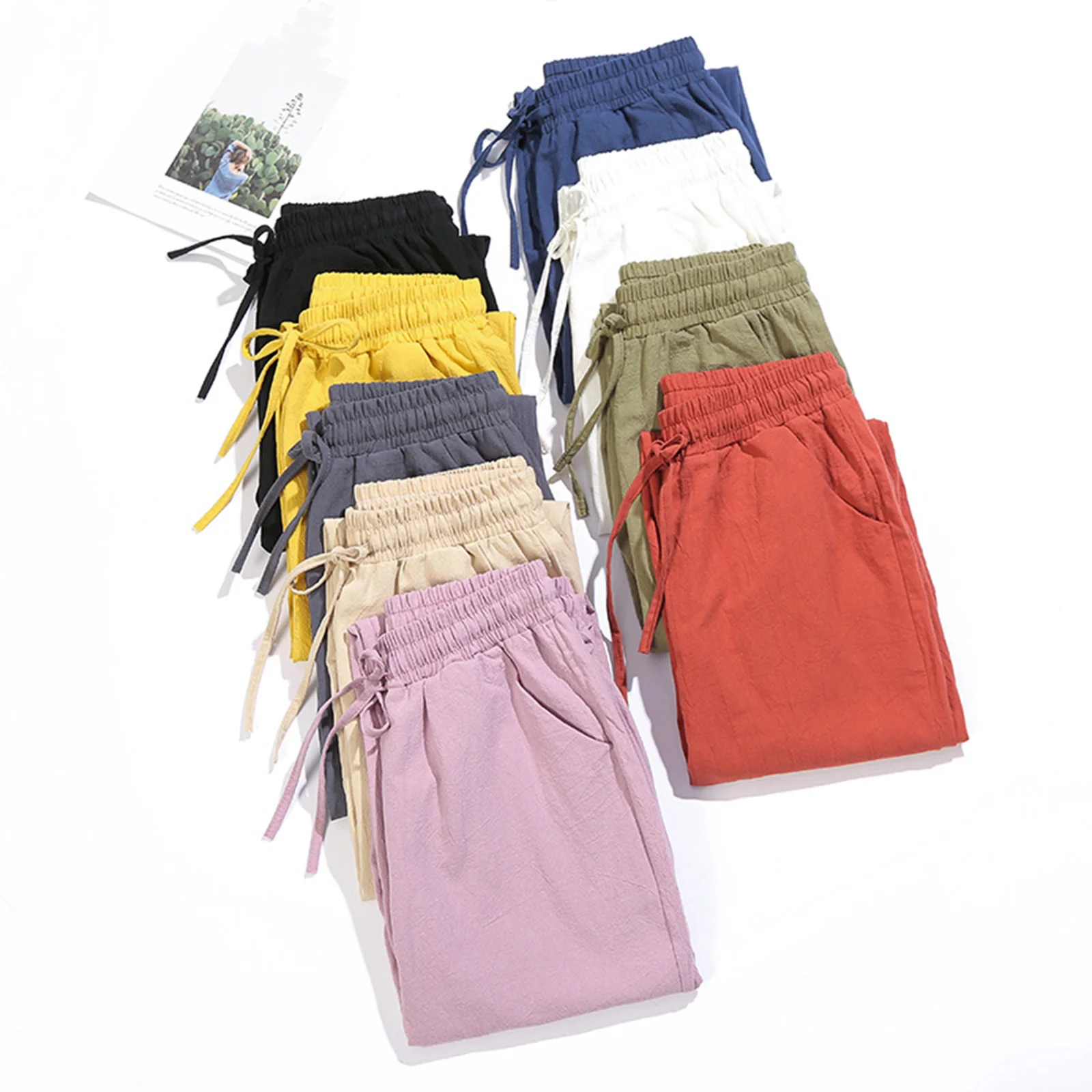 2023 New Ladies Straight Wide Leg Pants Summer Women Casual High Waist Pants Solid Color Loose Trousers Female Clothing
2023 New Ladies Straight Wide Leg Pants Summer Women Casual High Waist Pants Solid Color Loose Trousers Female Clothing