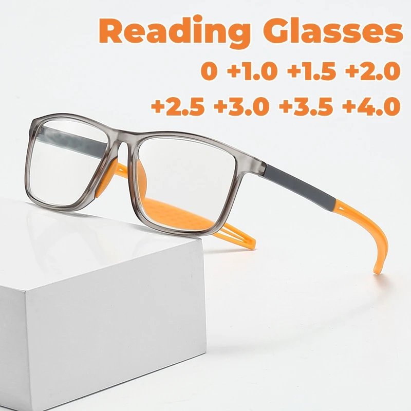 

Sports Anti-slip Presbyopia Eyeglasses Ultralight TR90 Anti-blue Reading Glasses Middle-aged High - Definition Far Sight Glasses