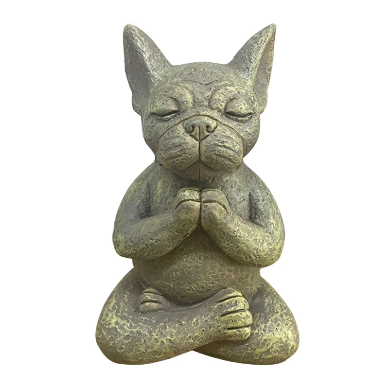 Resin Meditation Dog Statue Yoga Pose Sitting French Bulldog Animal Figurine Prayer Collectible Garden Sculptures Decor 2021 New
Resin Meditation Dog Statue Yoga Pose Sitting French Bulldog Animal Figurine Prayer Collectible Garden Sculptures Decor 2021 New
