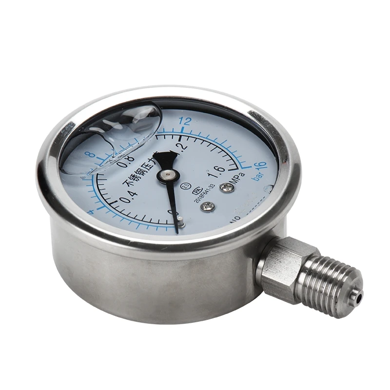 10Bar 16Bar 25Bar Stainless Steel Pressure Gauges YN60BF Steam High-Temperature Ammonia Pressure Gauge
10Bar 16Bar 25Bar Stainless Steel Pressure Gauges YN60BF Steam High-Temperature Ammonia Pressure Gauge