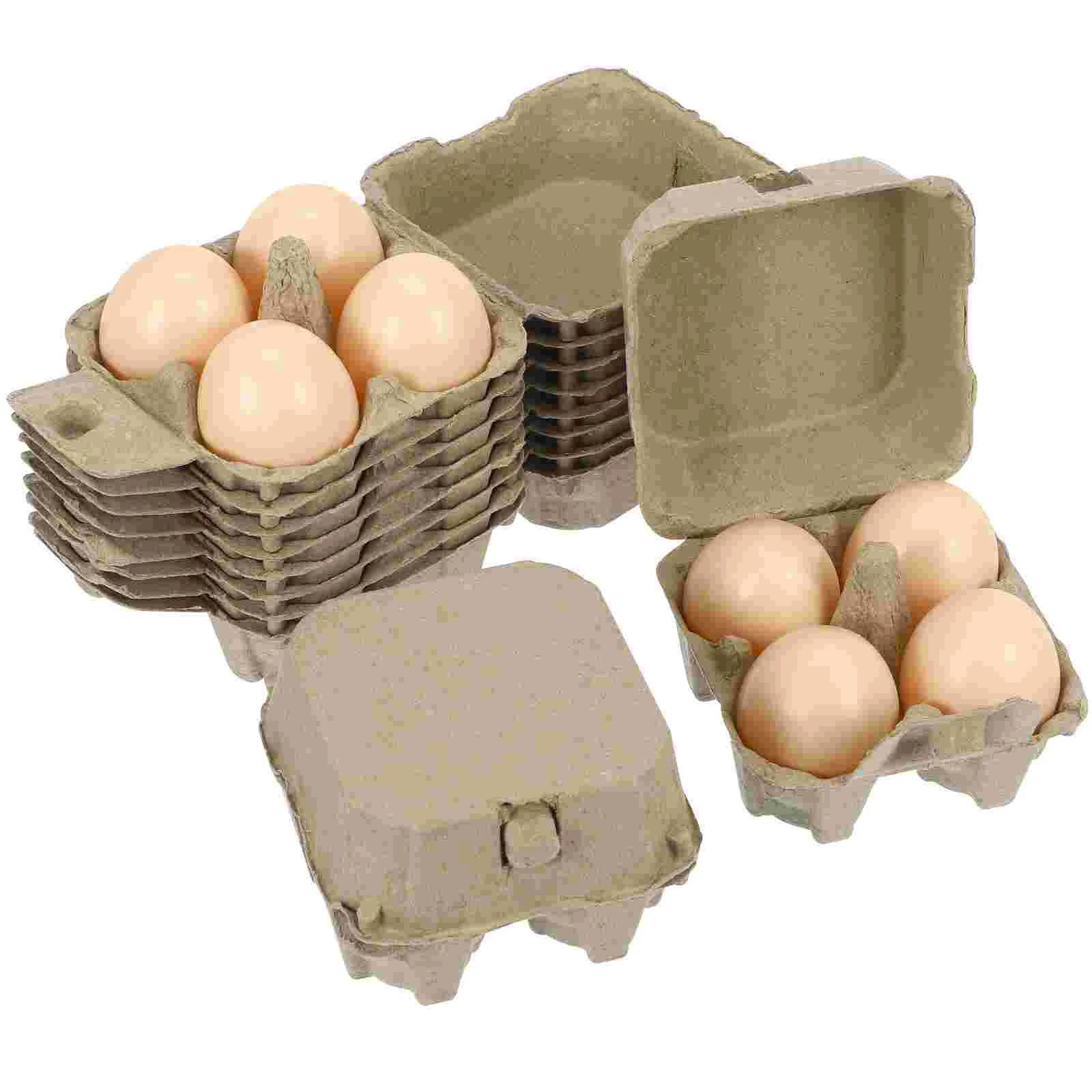 Grids Kraft Pulp Egg Cartons Chicken Eggs Tray Egg Containers Refrigerator Empty Egg Storage Box
Grids Kraft Pulp Egg Cartons Chicken Eggs Tray Egg Containers Refrigerator Empty Egg Storage Box
