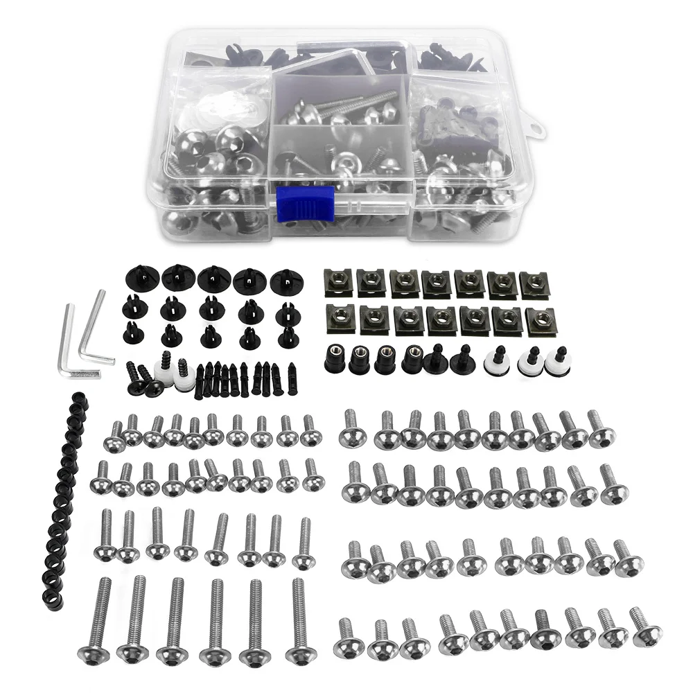 

Motorcycle Fairing Bolts Screw Kit Nut For Yamaha YZF R1 R6 XJR1200 XJR1300 FJR1300 SR400 XVS400 XJ6 FZ1 FZ4 FZ6 FZ8 TDM 850 900