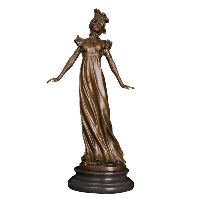 PY-629 Elegant Western Female Bronze sculpture Antique Dressed Woman Statue Figurine for Hotel Home Decor Ornament
PY-629 Elegant Western Female Bronze sculpture Antique Dressed Woman Statue Figurine for Hotel Home Decor Ornament