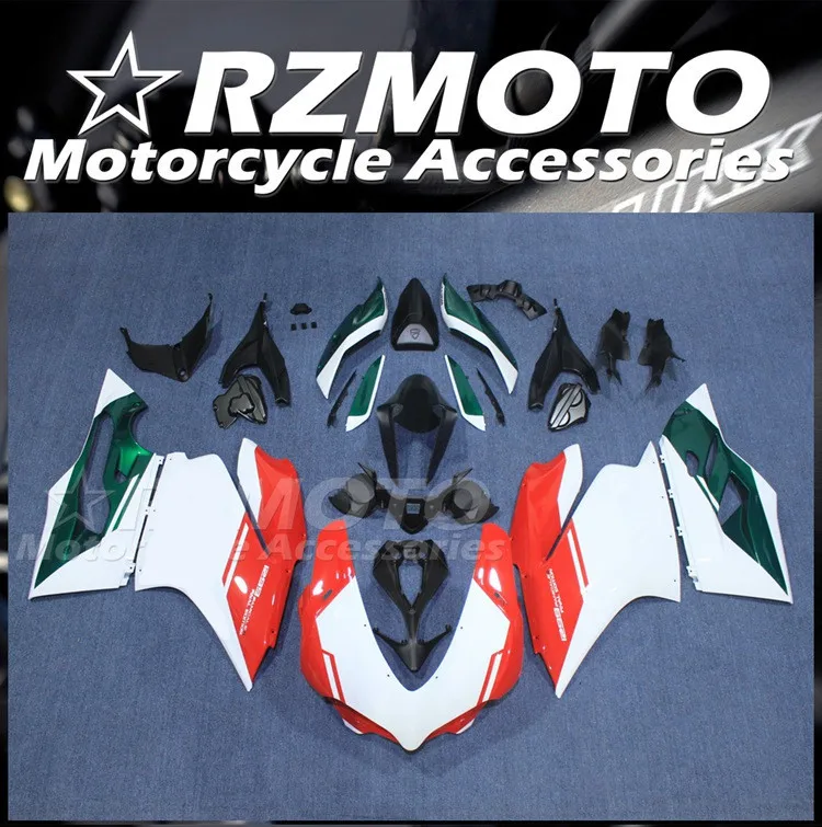 Injection Mold New ABS Motorcycle Fairings Kit Fit for Ducati 959 1299 Panigale s 2015 2016 15 16 Bodywork set Custom Red Green
Injection Mold New ABS Motorcycle Fairings Kit Fit for Ducati 959 1299 Panigale s 2015 2016 15 16 Bodywork set Custom Red Green