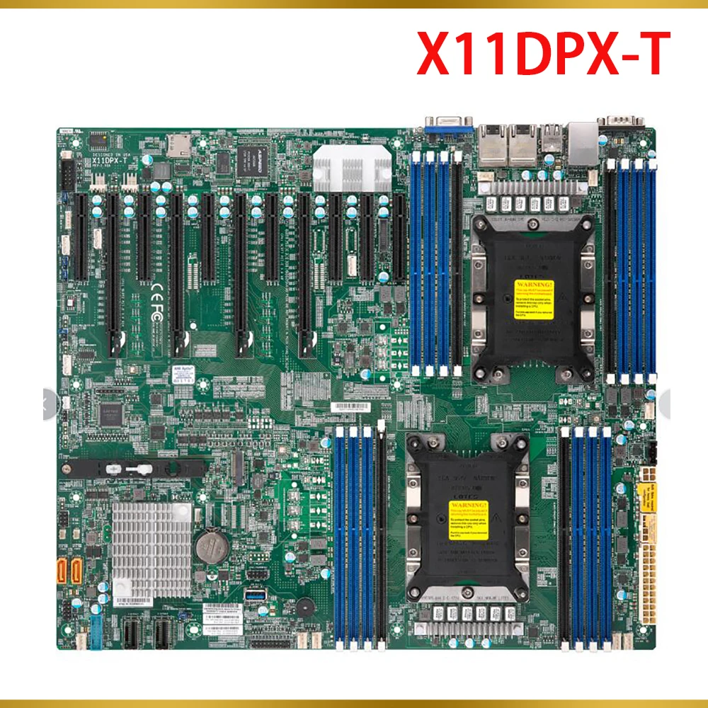 

Server Motherboard For Supermicro Two-way Server C621 Chip 11 PCI-E Slots 3 UPI Dual 10GbE LGA-3647 X11DPX-T