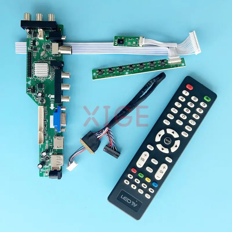 Плата драйвера CLAA133WA01A CLAA133WB01A, LVDS 40 Pin 1366*768, монитор ноутбука 2AV + USB + DHMI + VGA, цифровой сигнал DVB, Комплект «сделай сам» 13,3 дюйма
Плата драйвера CLAA133WA01A CLAA133WB01A, LVDS 40 Pin 1366*768, монитор ноутбука 2AV + USB + DHMI + VGA, цифровой сигнал DVB, Комплект «сделай сам» 13,3 дюйма