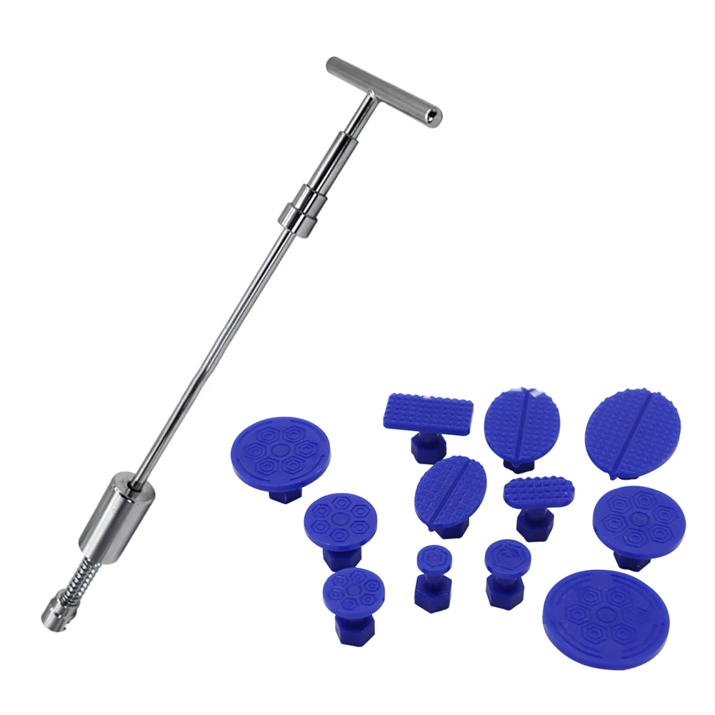 Pulling Tabs Dent Repair Glue Aluminum+Nylon Car Body Slide Dent Repair Kit Hammer With Dent Removel T Bar Tools
Pulling Tabs Dent Repair Glue Aluminum+Nylon Car Body Slide Dent Repair Kit Hammer With Dent Removel T Bar Tools