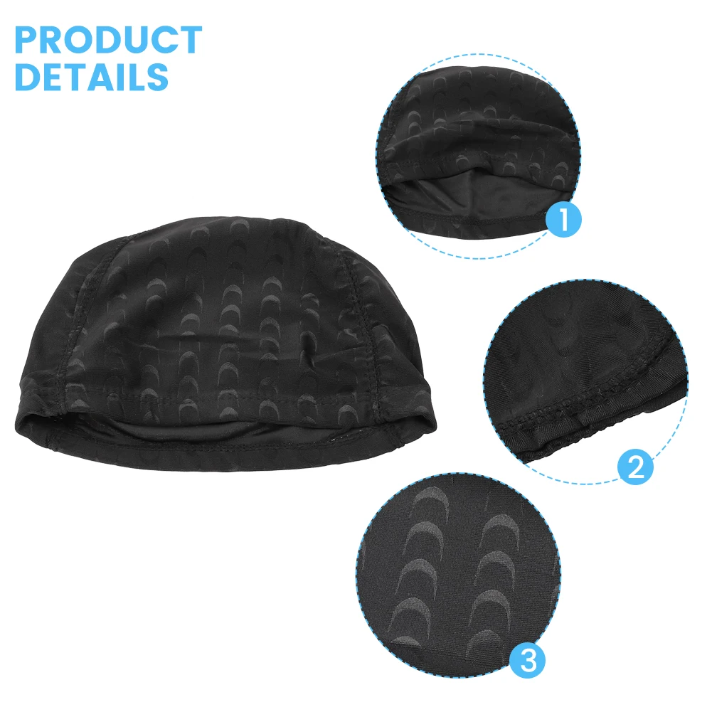 Cap Swimming Hat High Comfort Lightweight Nylon Adult Universal Balck/Bule Head Cover Portable Sport Accessories
Cap Swimming Hat High Comfort Lightweight Nylon Adult Universal Balck/Bule Head Cover Portable Sport Accessories