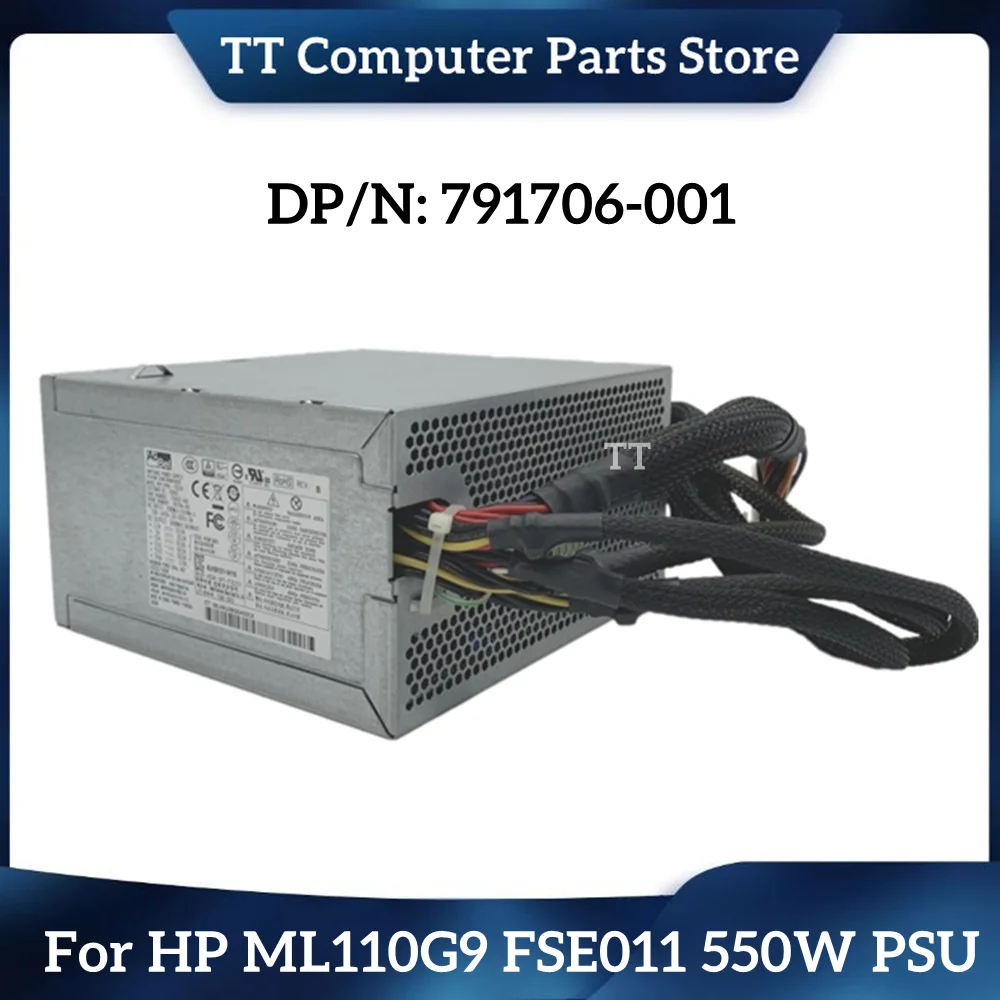 TT New Original PSU For HP ML110G9 550W Switching Power Supply FSE011 791706-001 776937-601 S14-350P1A Fast Ship
TT New Original PSU For HP ML110G9 550W Switching Power Supply FSE011 791706-001 776937-601 S14-350P1A Fast Ship