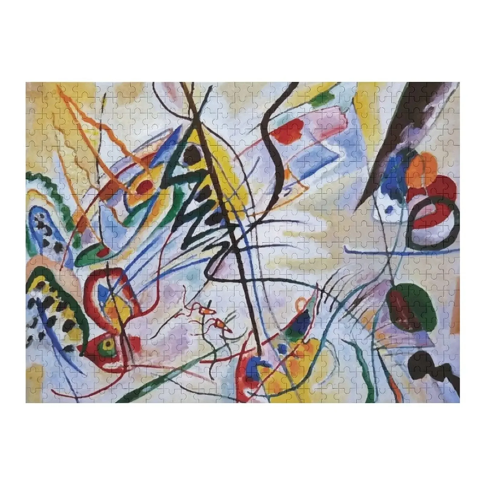 

Violet Wedge, Abstract, Wassily Kandinsky Jigsaw Puzzle Personalised Name Animal Puzzle