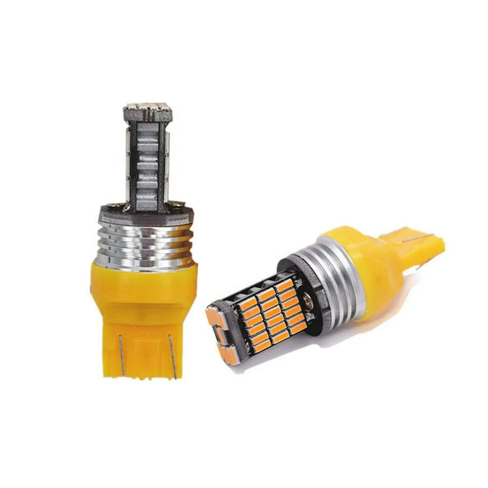 2pcs Car Led Light T20 W21w Wy21w 7440 Lamps Amber Yellow LED Bulbs Back-Up Light Brake Lights Turn Signal Lamp Car Accessories
2pcs Car Led Light T20 W21w Wy21w 7440 Lamps Amber Yellow LED Bulbs Back-Up Light Brake Lights Turn Signal Lamp Car Accessories