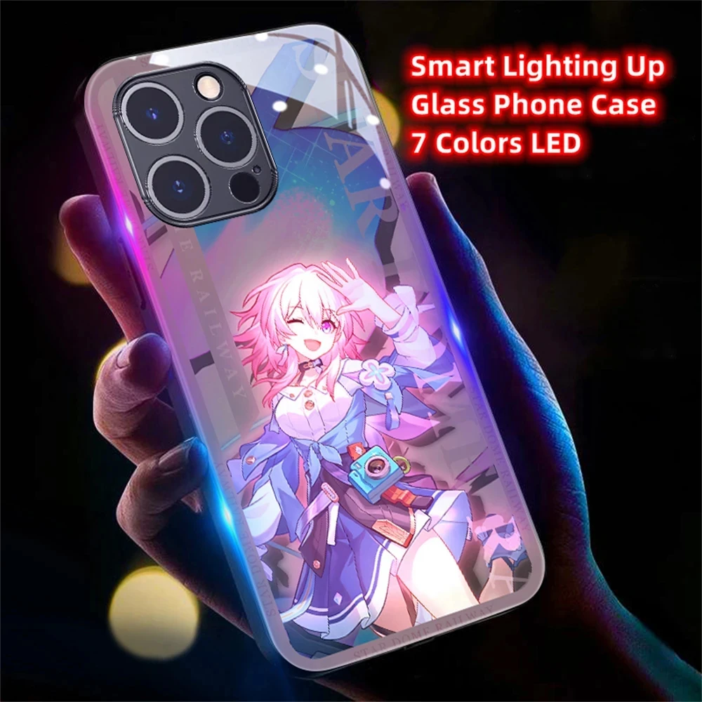 The Star Rail Role Luminous Phone Case LED Light Up Shockproof Cover For iPhone 15 14 13 12 11 Pro Max XR XS Plus 6 7 8 SE2020
The Star Rail Role Luminous Phone Case LED Light Up Shockproof Cover For iPhone 15 14 13 12 11 Pro Max XR XS Plus 6 7 8 SE2020