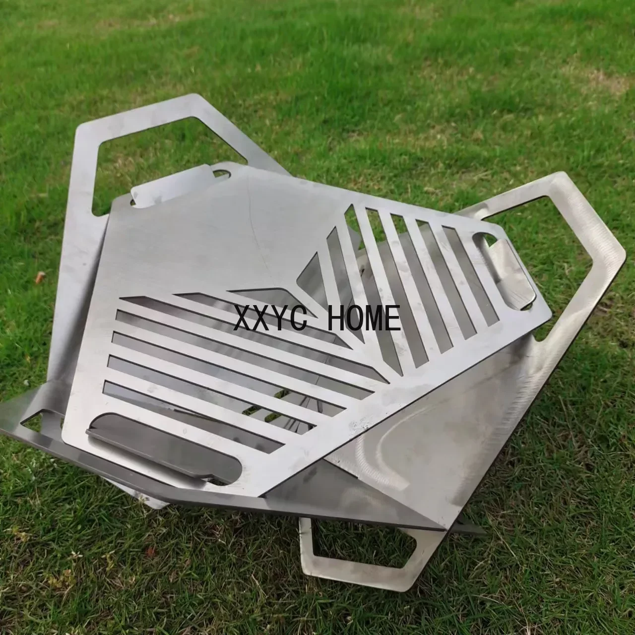

Stainless Steel Barbecue Stove Bonfire Portable Outdoor Grill Firewood Picnic Camping Folding Courtyard Fire Rack Self-driving