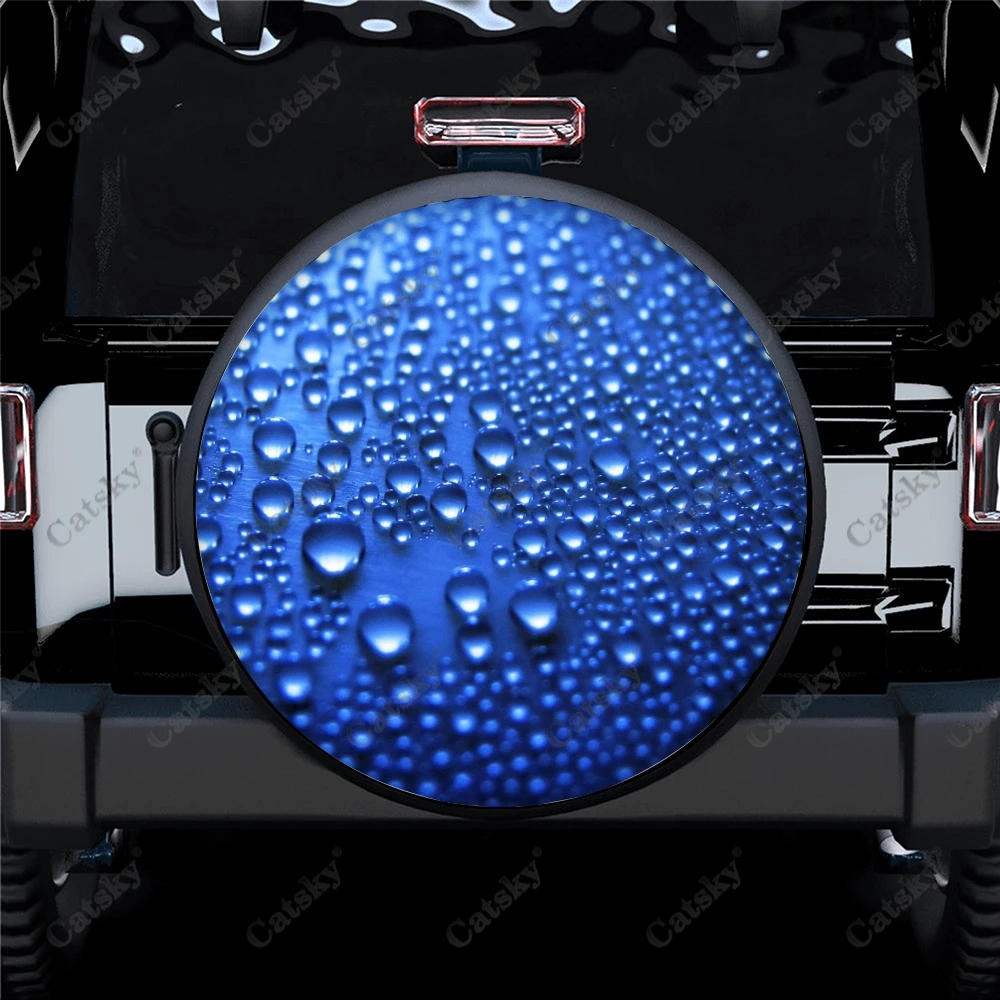 

Cool Water Custom Car Accessories Spare Tire Cover Waterproof Wheel Auto Decoration Protect for Truck SUV Trailer 14-17inch