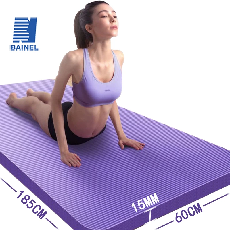 Коврик для йоги 15 мм, нескользящий Спортивный Коврик для фитнеса, толстый Комфортный коврик из пенополиуретана для йоги и упражнений, коврик для йоги и пилатеса, гимнастики
Коврик для йоги 15 мм, нескользящий Спортивный Коврик для фитнеса, толстый Комфортный коврик из пенополиуретана для йоги и упражнений, коврик для йоги и пилатеса, гимнастики