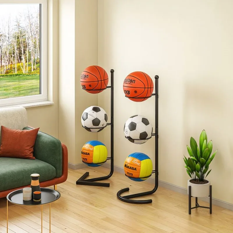 Luxury Home Basketball Storage Rack Simple And Fun Children's Ball Storage System Creative Volleyball Display Metal Shelf
Luxury Home Basketball Storage Rack Simple And Fun Children's Ball Storage System Creative Volleyball Display Metal Shelf