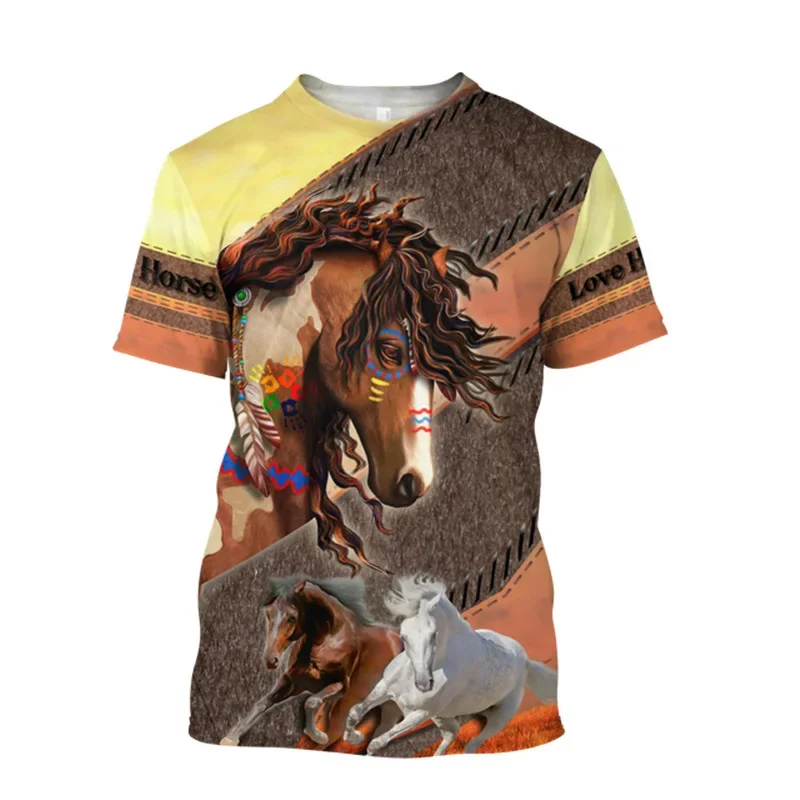 3D Printing Horse Shirt Unisex Fashion Women's Tee Shirt Large Loose O-Neck T-Shirt Casual Short Sleeve T Shirt Horse Clothes
3D Printing Horse Shirt Unisex Fashion Women's Tee Shirt Large Loose O-Neck T-Shirt Casual Short Sleeve T Shirt Horse Clothes