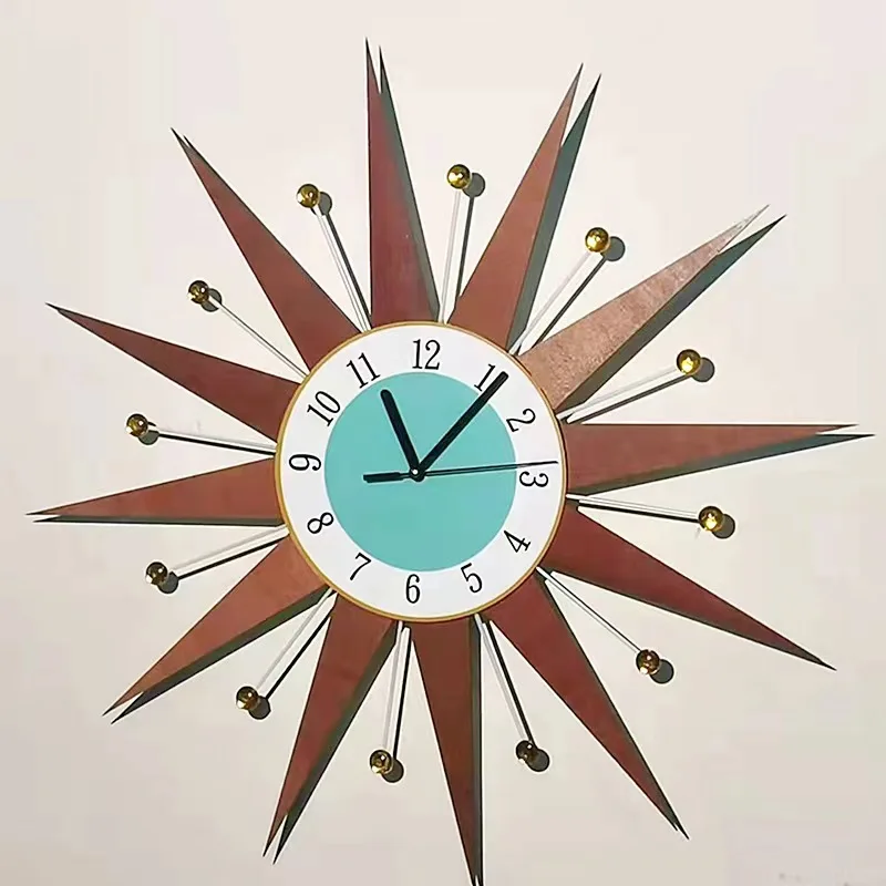 18Inch Clock Wall Clock Medieval Style Starburst Sunburst Silent In Dark Night Fashion WallClocks Non Ticking Clock HomeDecor
18Inch Clock Wall Clock Medieval Style Starburst Sunburst Silent In Dark Night Fashion WallClocks Non Ticking Clock HomeDecor