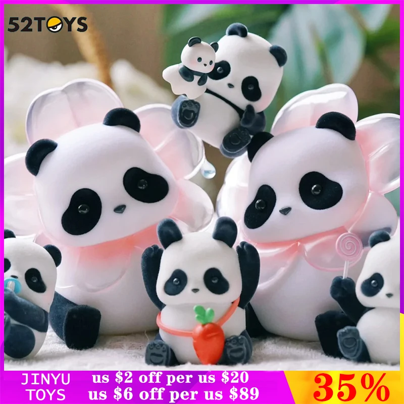 

Original 52TOYS Panda Roll Series Limited Edition Hanging Cards Cute Cartoon Action Anime Figure Children's Holiday Panda Gifts
