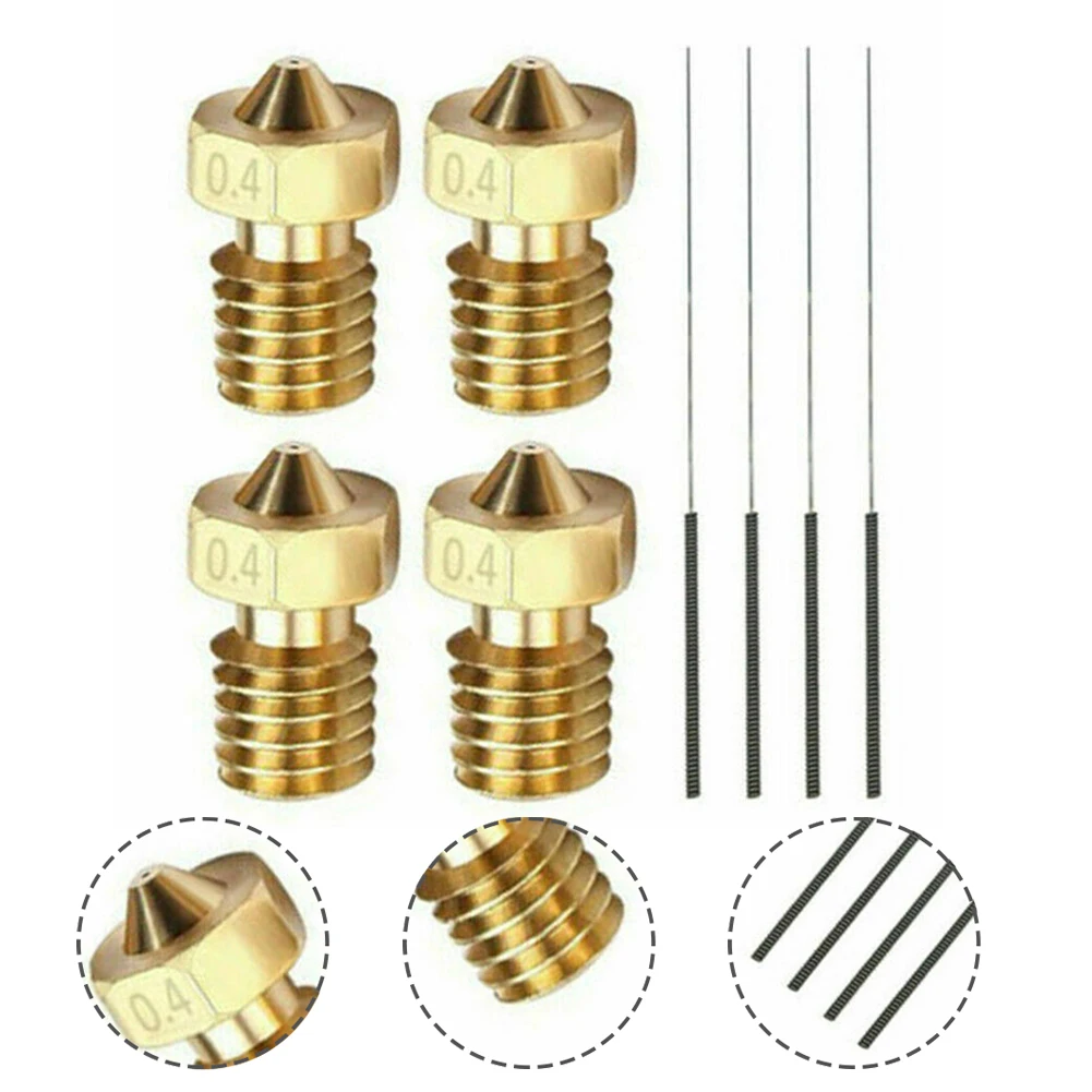 Nozzle Extruder Nozzle 0.4mm 1.75mm Filament 8 Pcs Brass For 3D Printer For Anycubic I3 Mega / MEGA-S Practical
Nozzle Extruder Nozzle 0.4mm 1.75mm Filament 8 Pcs Brass For 3D Printer For Anycubic I3 Mega / MEGA-S Practical