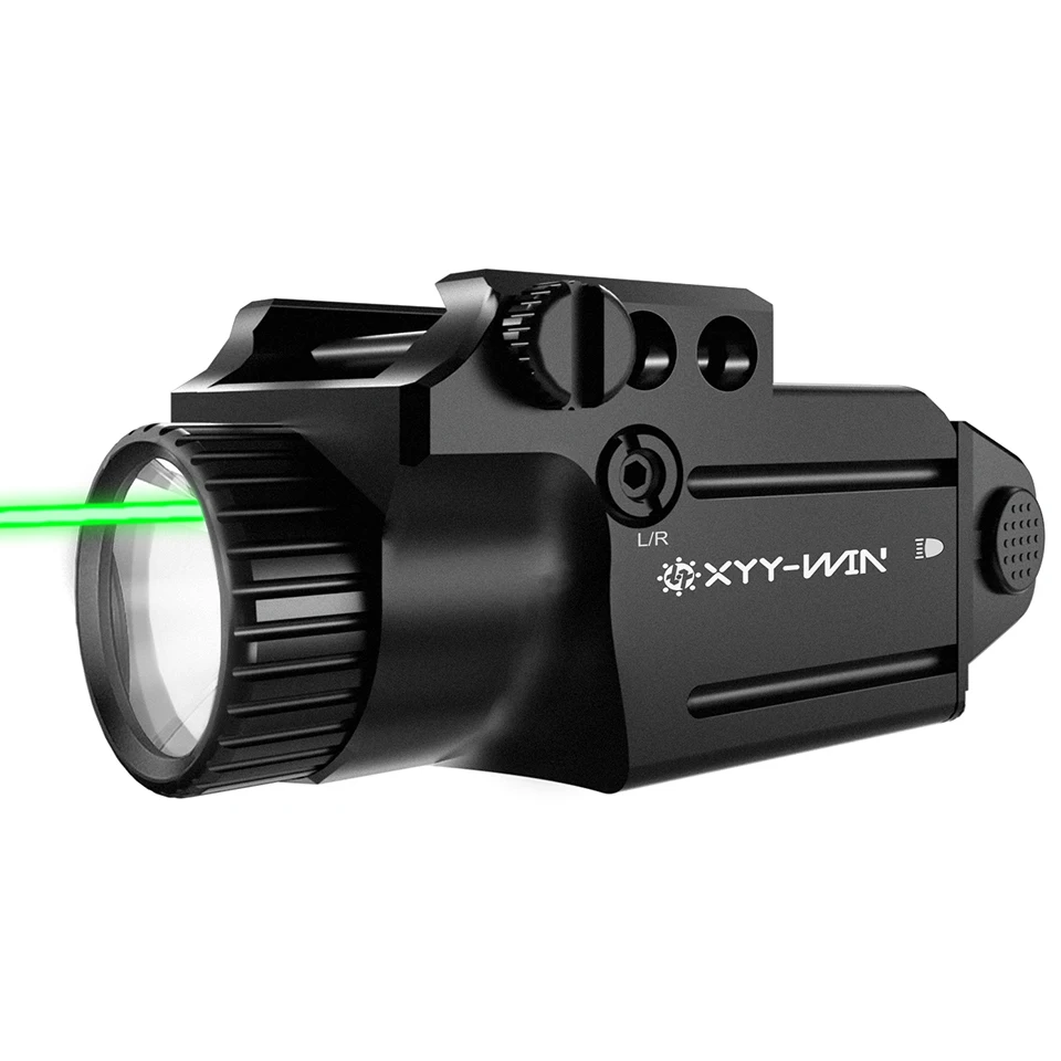 Green Laser 500 Lumens Tactical Flashlight Combo for Airsoft Pistol Guns with Picatinny Laser Sight for Gun Glock 19 Accessories
Green Laser 500 Lumens Tactical Flashlight Combo for Airsoft Pistol Guns with Picatinny Laser Sight for Gun Glock 19 Accessories
