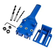 Woodworking Dowel Jig 6/8/10mm Drill Bit Handheld Wood Drilling Locador Doweling Hole Saw Guide Hole Locator for Carpentry
Woodworking Dowel Jig 6/8/10mm Drill Bit Handheld Wood Drilling Locador Doweling Hole Saw Guide Hole Locator for Carpentry