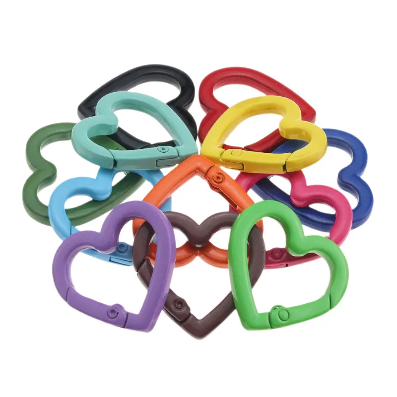 5-15Pcs Heart Ring Clasp Spring Gate Lobster Clasp DIY Carabiner Keychain Bag Clips Hook Making Dog Chains Findings Sullpies
5-15Pcs Heart Ring Clasp Spring Gate Lobster Clasp DIY Carabiner Keychain Bag Clips Hook Making Dog Chains Findings Sullpies
