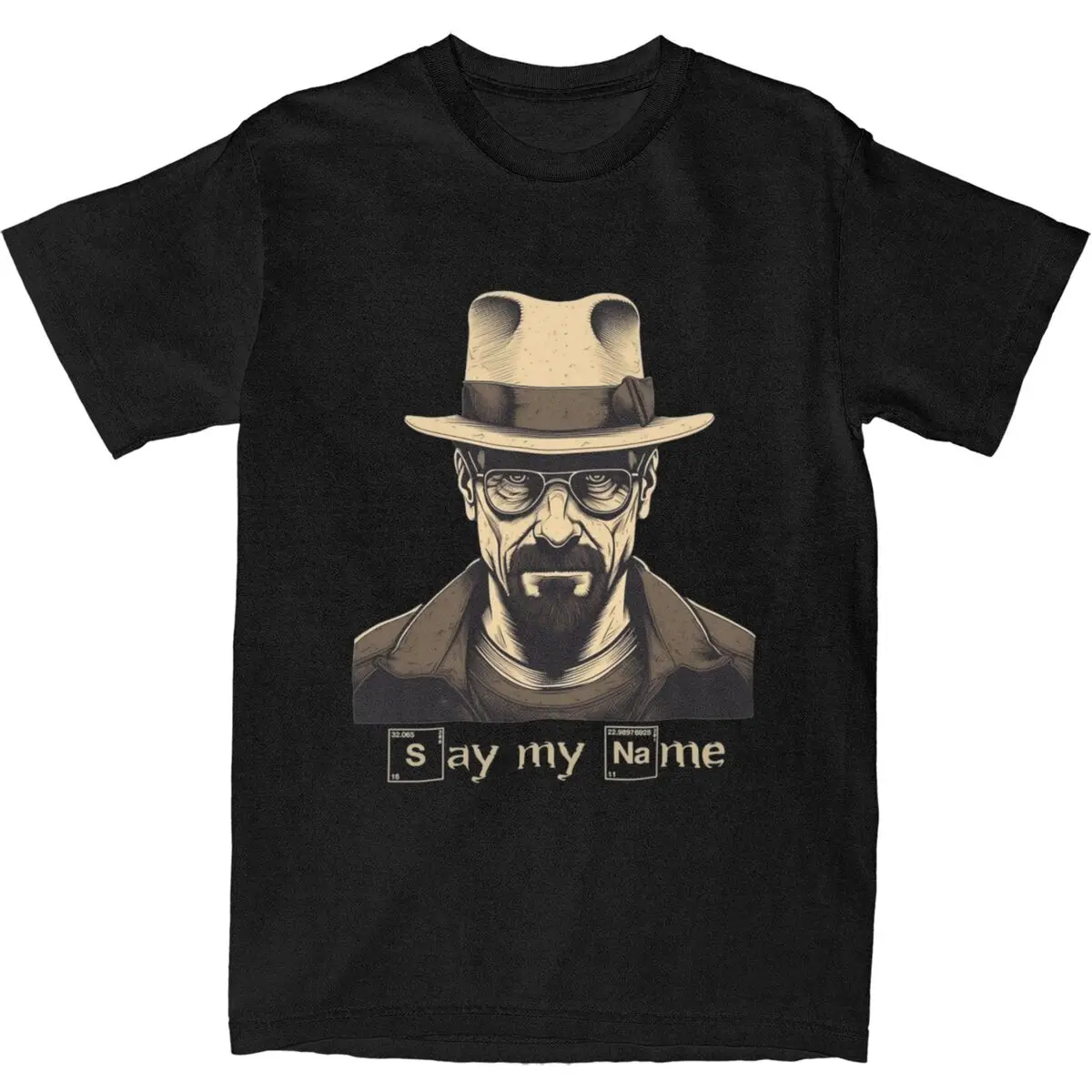 

Streetwear T Shirt Breaking Bad Cotton T-Shirts Heisenberg Say My Name Hip Hop Tshirt for Men's Summer Y2K Basic Pattern Tees