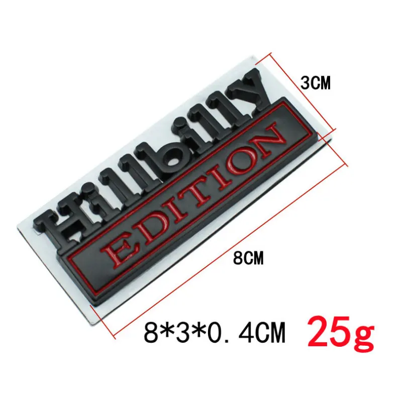 For Fo rd f-1 250 modified vehicle logo HILLBILLY EDITION vehicle logo garbage box badge sticker general accessories decal
For Fo rd f-1 250 modified vehicle logo HILLBILLY EDITION vehicle logo garbage box badge sticker general accessories decal