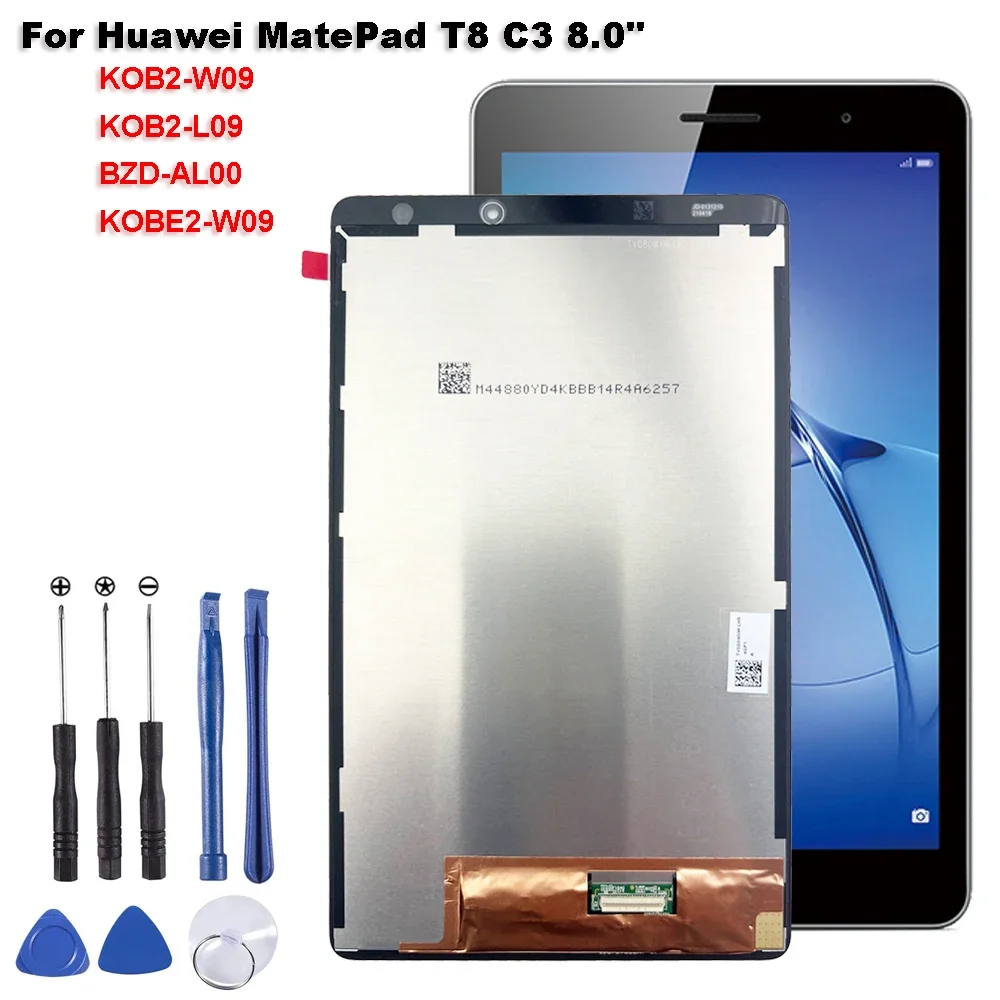 

Orig For Huawei MatePad T8 C3 8.0 KOB2-W09 KOB2-L09 BZD-AL00 LCD Display Touch Screen Digitizer Assembly