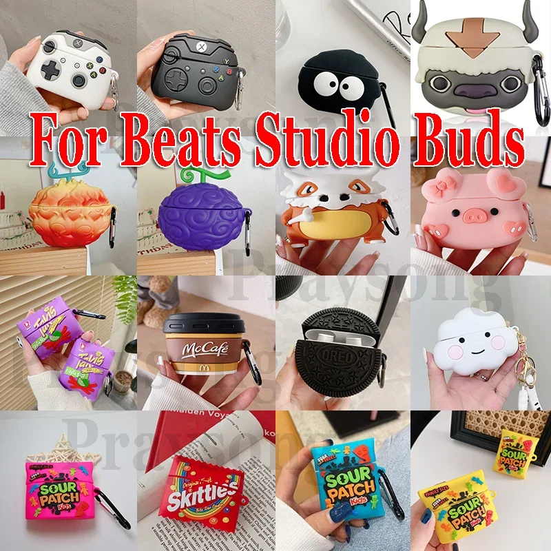 Fashion Cartoon Cover for Beats Studio Buds Case Soft 3D Cute Earphone Cases for Beats Wireless Charging Box Beats Buds Funda
Fashion Cartoon Cover for Beats Studio Buds Case Soft 3D Cute Earphone Cases for Beats Wireless Charging Box Beats Buds Funda