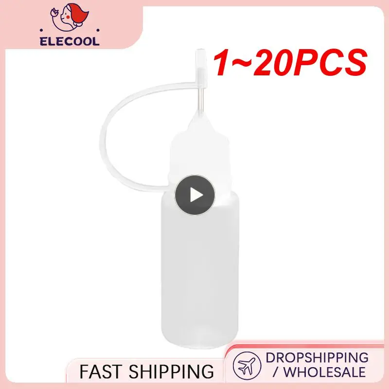1~20PCS Needle Tip Glue Applicator Bottle Tube Sub-bottling Pinhole Refueling Bottle 10ml Soft Bottle With Craft Tool
1~20PCS Needle Tip Glue Applicator Bottle Tube Sub-bottling Pinhole Refueling Bottle 10ml Soft Bottle With Craft Tool