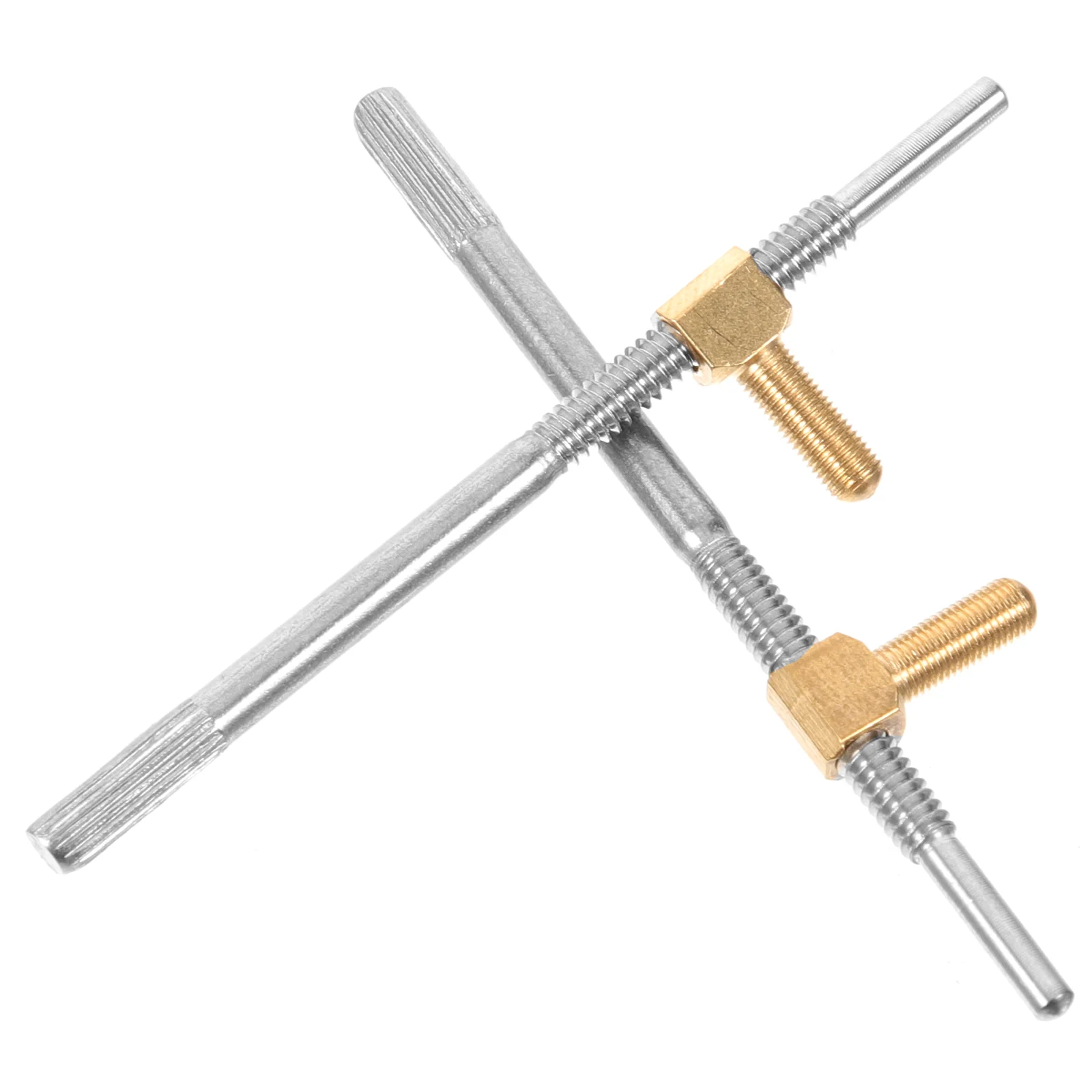 2 Pcs Violin Screw Rod Viola Parts Professional Accessories Cello Bow Metal Frog Replacement Instrument 
2 Pcs Violin Screw Rod Viola Parts Professional Accessories Cello Bow Metal Frog Replacement Instrument
