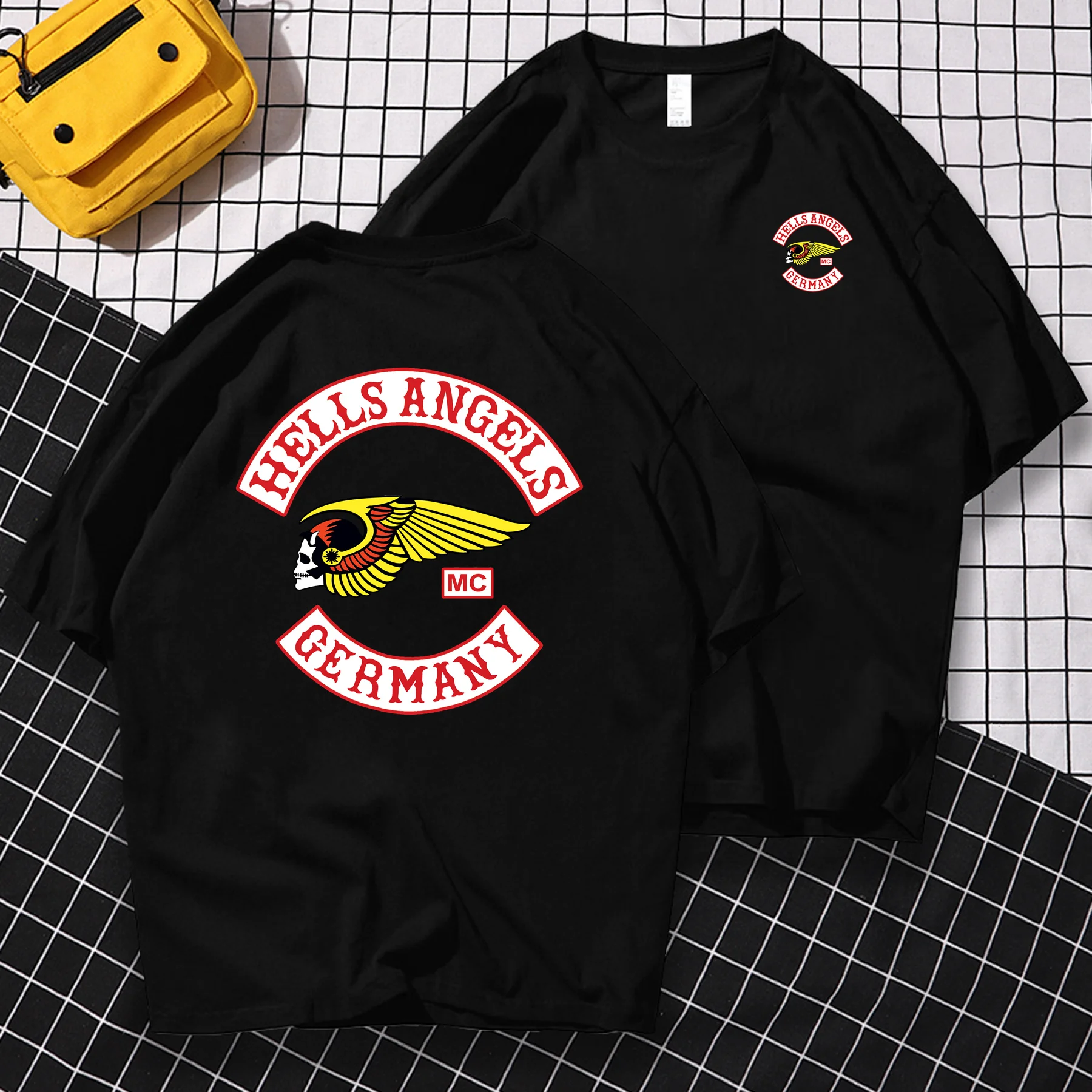 Amazing Tees Male T Shirt Casual Oversized Essential Hells Angels Germany Motorcycle Club T-shirt Men T-shirts Graphic S-3XL
Amazing Tees Male T Shirt Casual Oversized Essential Hells Angels Germany Motorcycle Club T-shirt Men T-shirts Graphic S-3XL